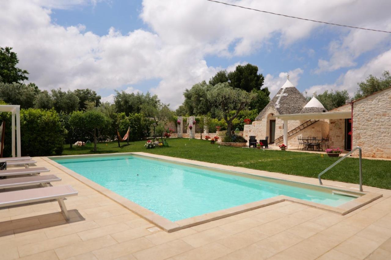 Trullo Rinaldi - Private Pool And Sauna กัสเตลลานา กรอตเต ภายนอก รูปภาพ