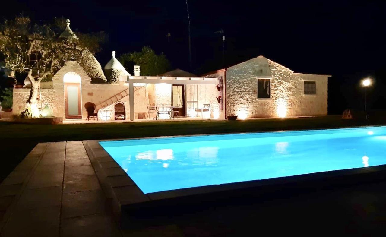 Trullo Rinaldi - Private Pool And Sauna กัสเตลลานา กรอตเต ภายนอก รูปภาพ