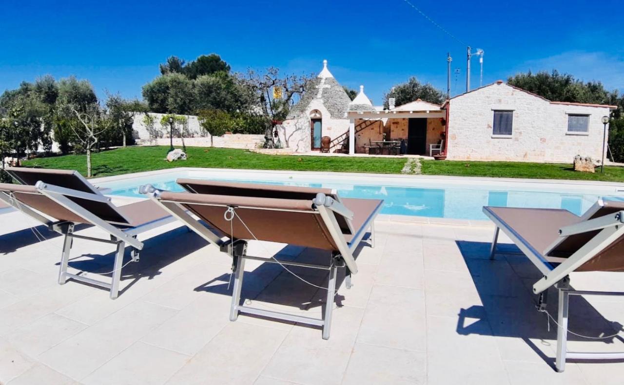 Trullo Rinaldi - Private Pool And Sauna กัสเตลลานา กรอตเต ภายนอก รูปภาพ